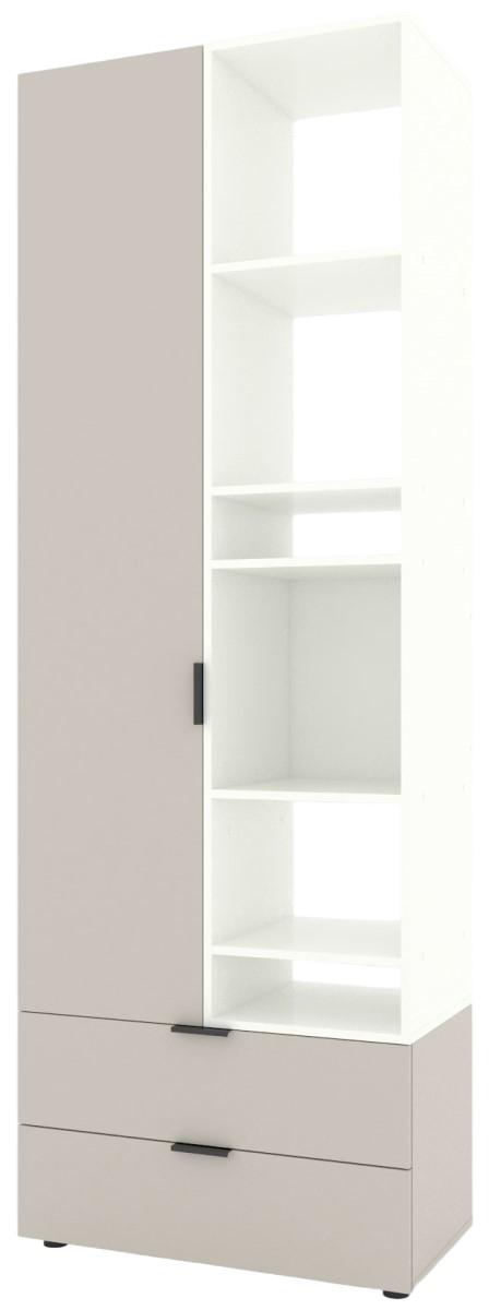 Dulap Nex Home A001R Cashmere (Bej)/Alb