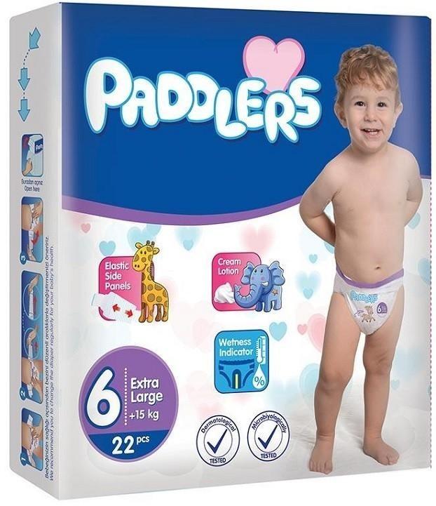 Памперсы для детей Paddlers Jumbo №6 XLarge +15kg