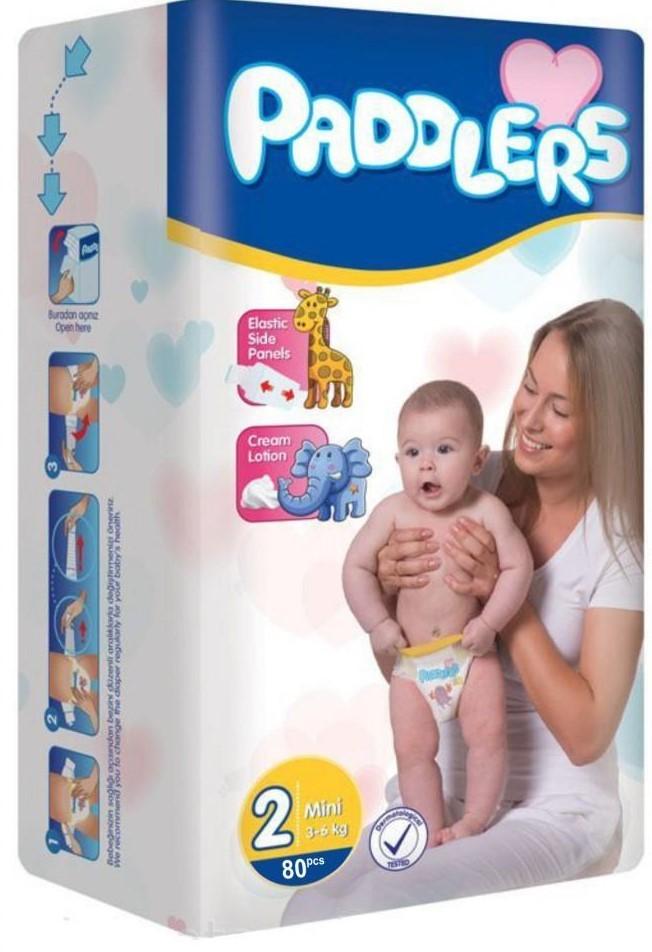 Pampers Paddlers Jumbo №2 Mini 3-6kg (80pcs)