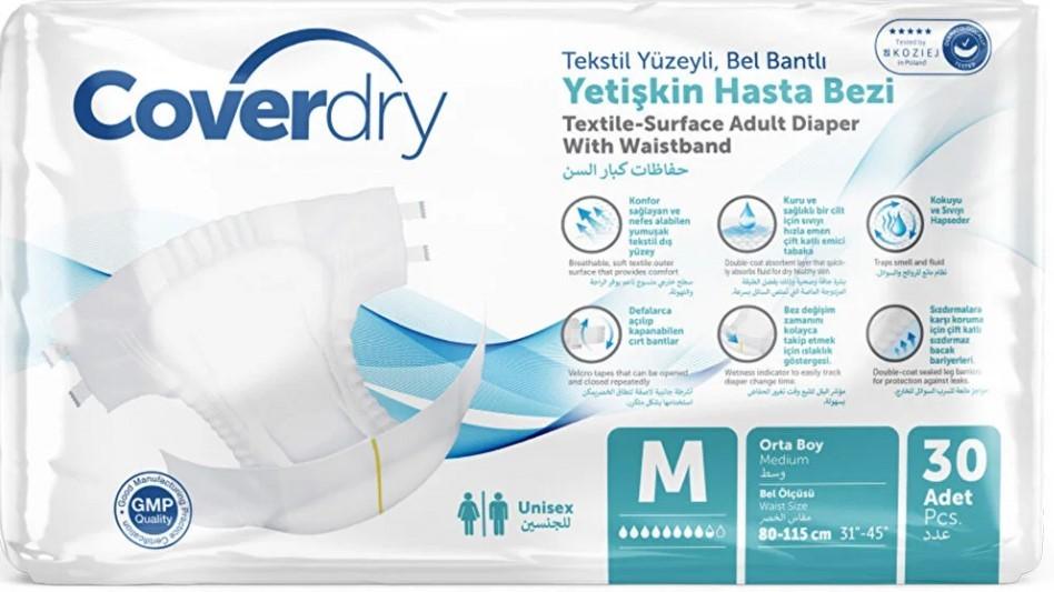 Подгузники для взрослых Coverdry Jumbo Pack 80-115cm (30pcs)