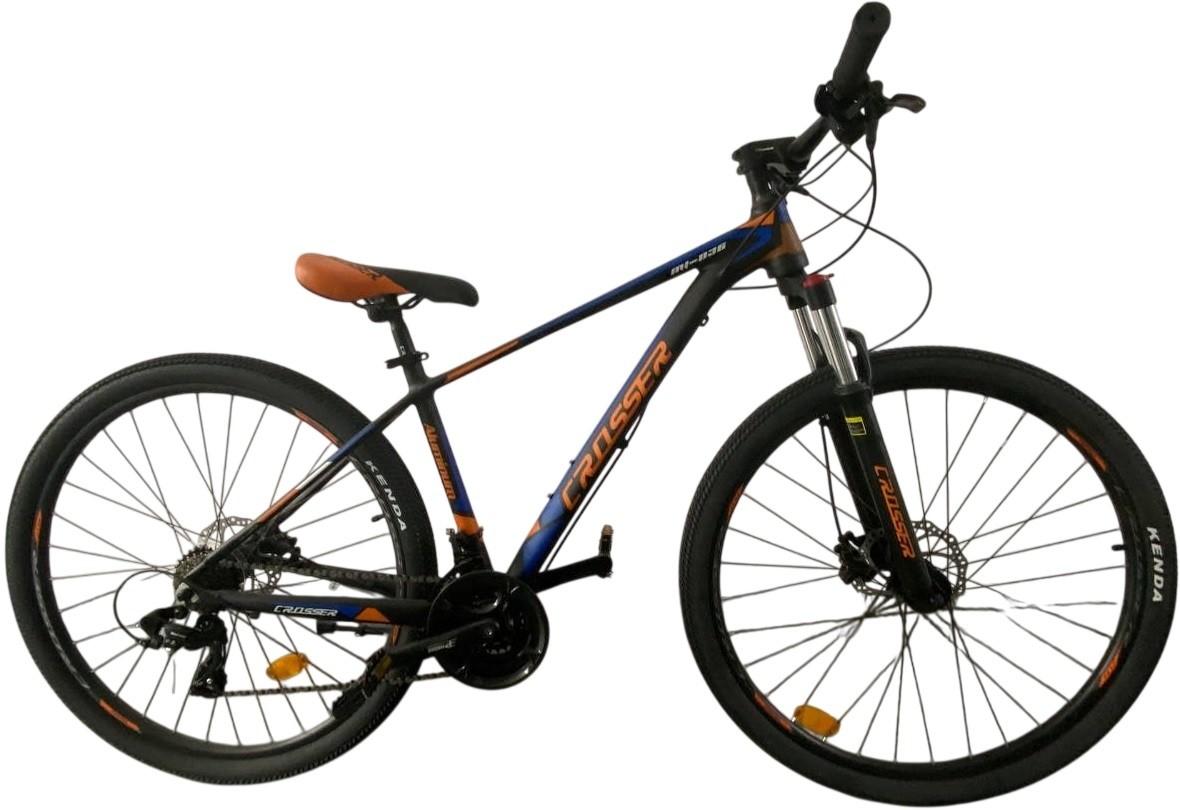 Горный велосипед Crosser MT-036 29/17 21S Shimano+Logan Hidraulic BLACK/ORANGE