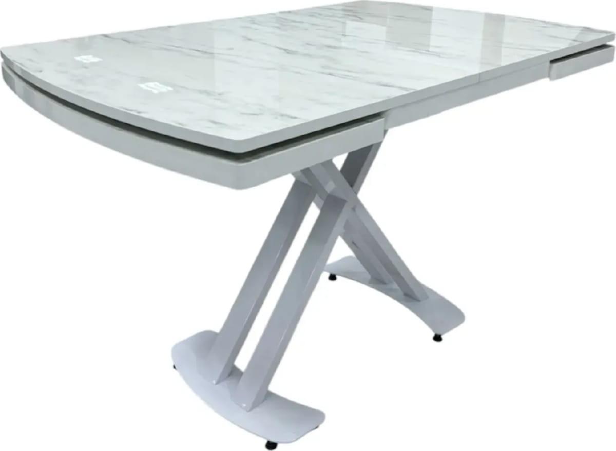 Masa MG-Plus Belgrad Marmo High Gloss / Alb