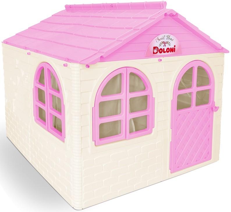 Casuta de joaca Doloni 02550/4 Alb/Roz