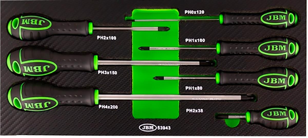 Set de surubelnite JBM 7 buc. 53943