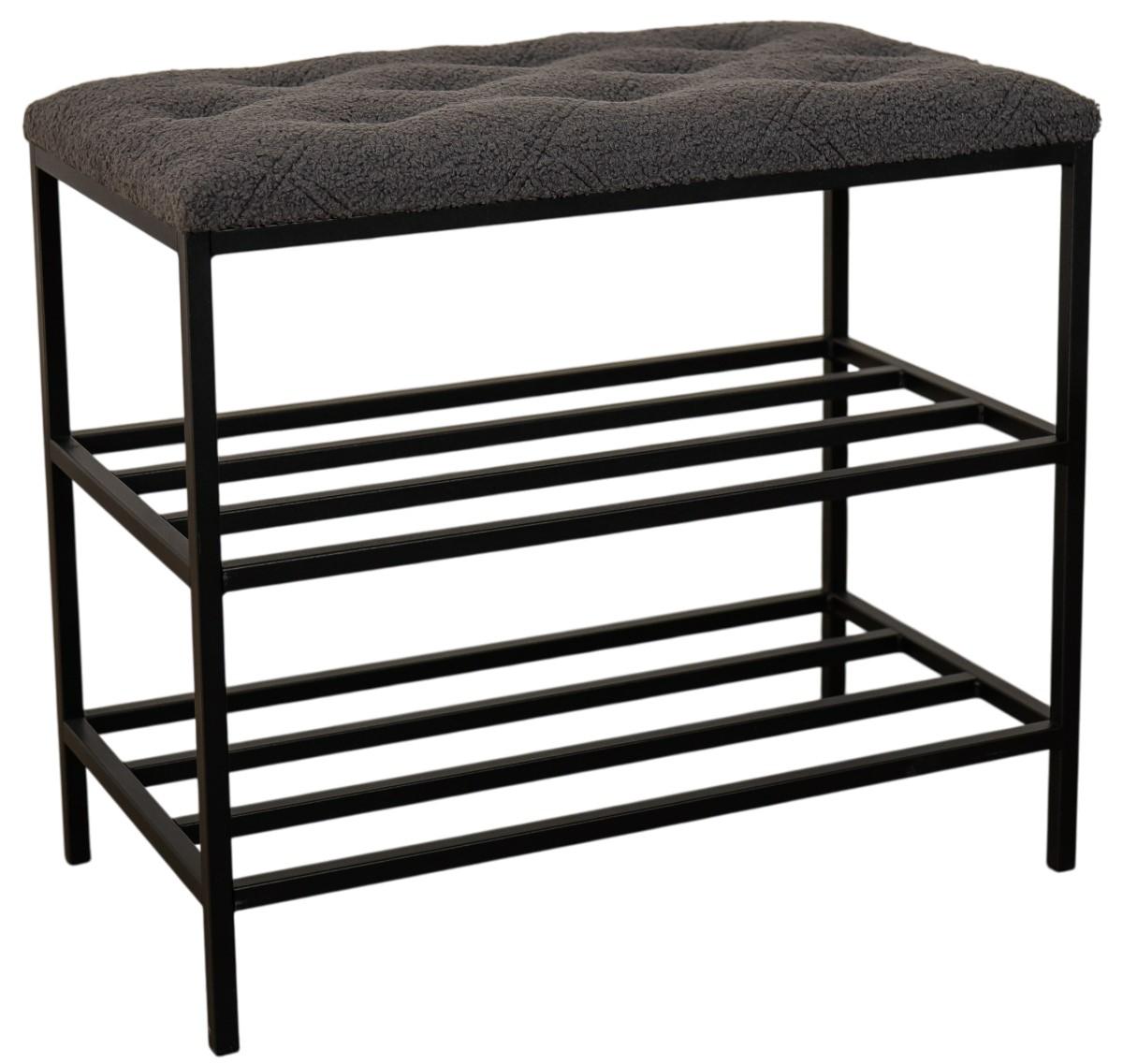 Полка для обуви Nex Home Teddy Темно-серый