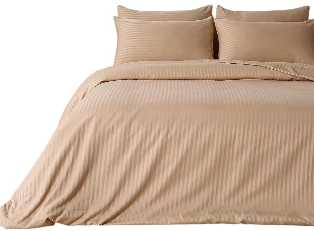 Комплект постельного белья Relaxe Home Stripe Dreams 200x220 Cappuccino