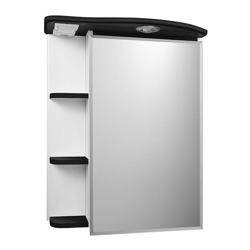 Шкаф в ванную Aquatoria 600 Black полки