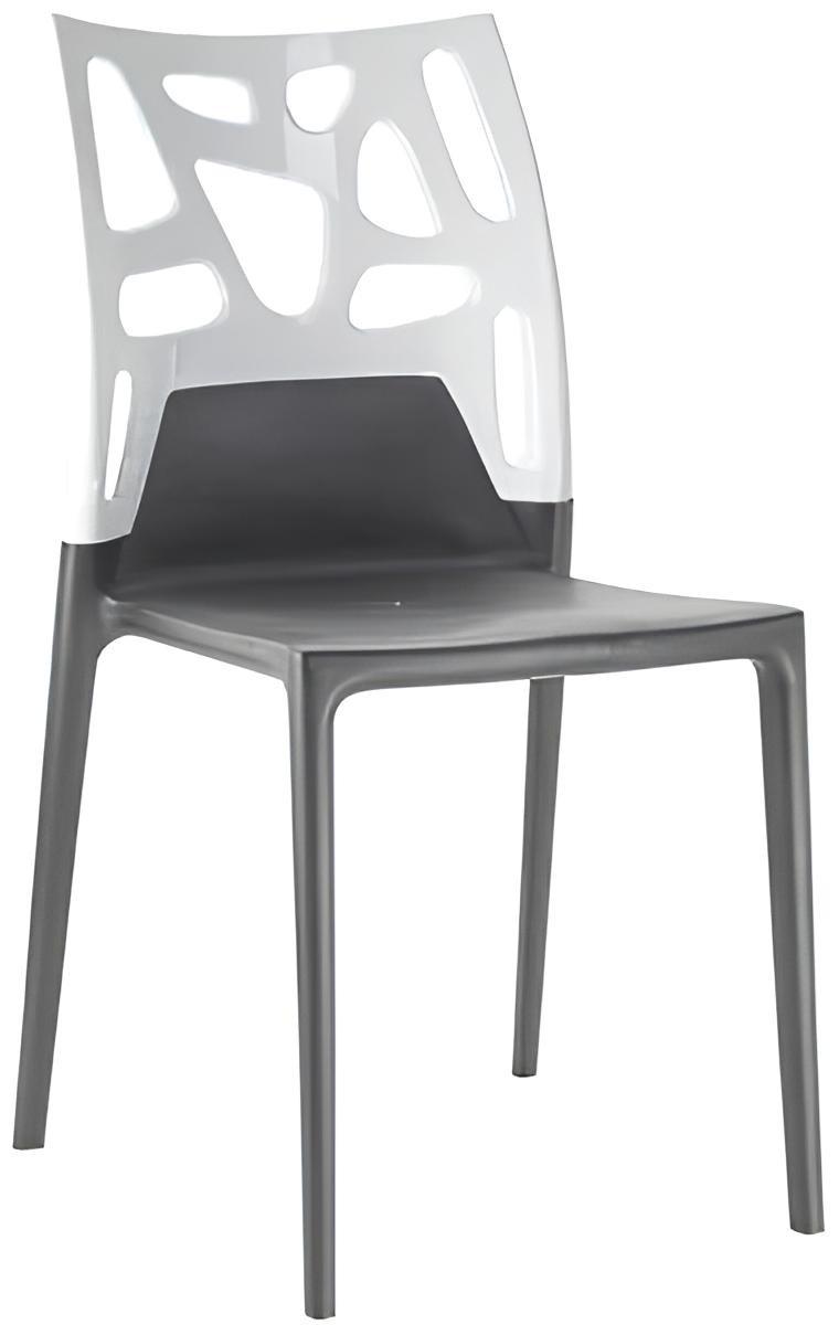 Стул Papatya Ego-Rock White/Black