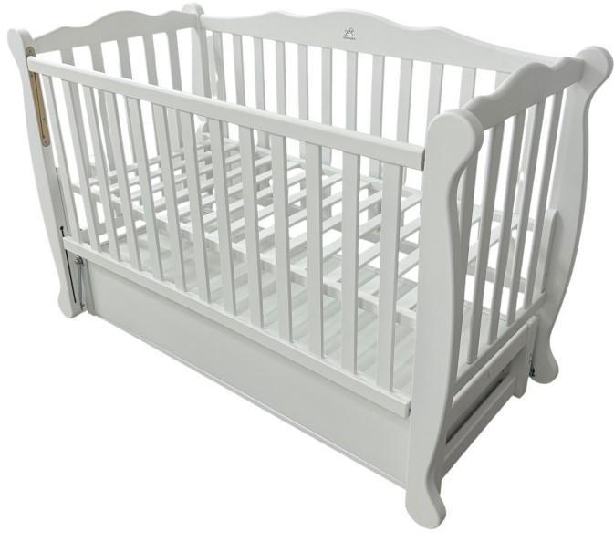Детская кроватка Goydalka PREMIUM LONGITUDINAL (1В312-1) White