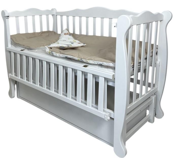 Детская кроватка Goydalka PREMIUM LONGITUDINAL (1В311-1) White