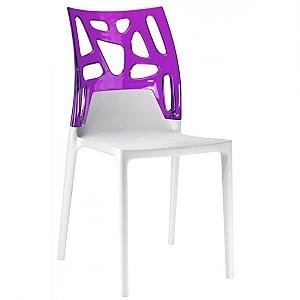 Стул Papatya Ego-Rock Purple/White