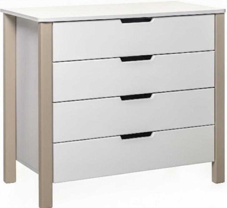 Comoda copii Eucalyptus Karol90 (DSK-K05) Alb/Cappucino