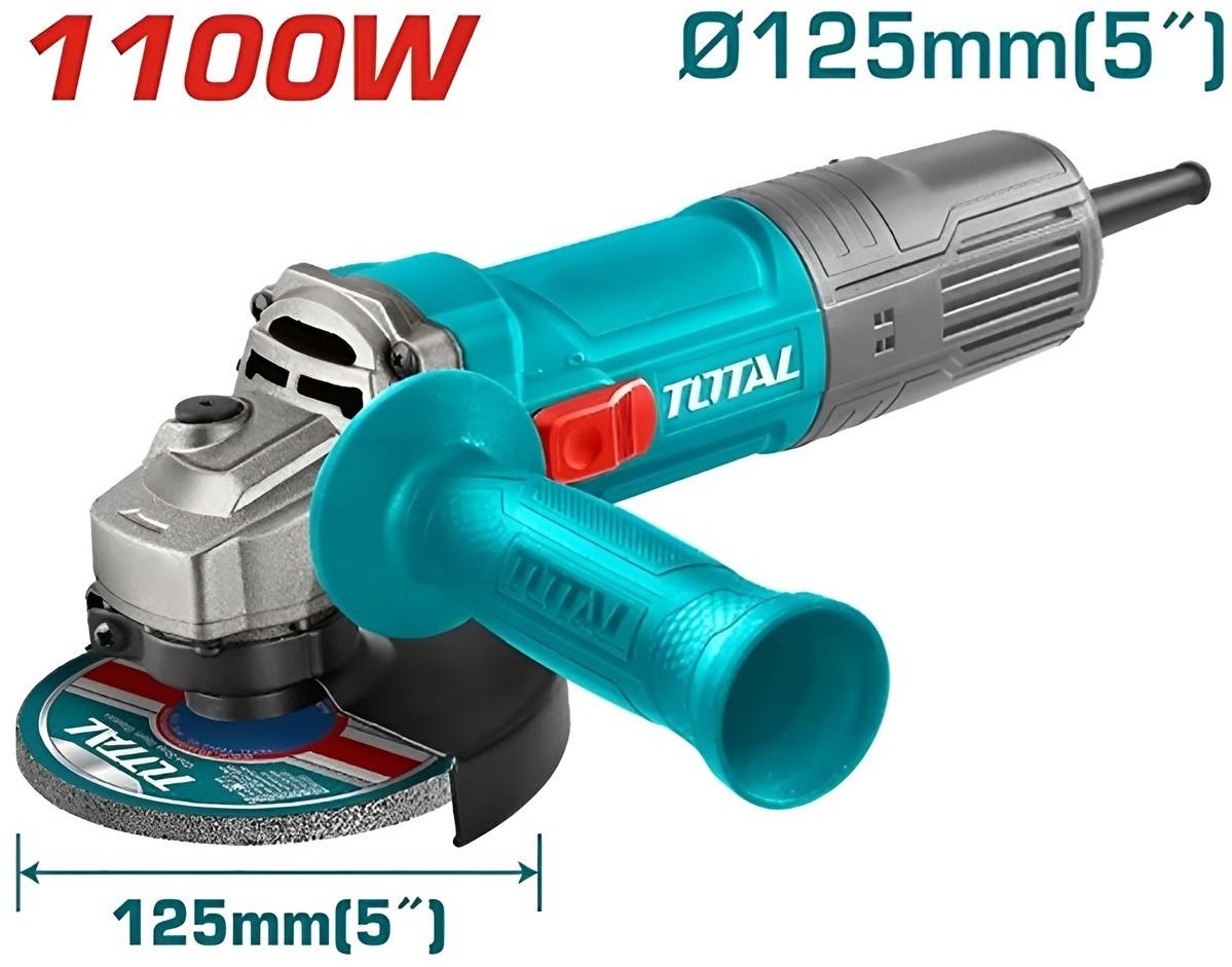Болгарка (угловая шлифмашина) Total TG11012536