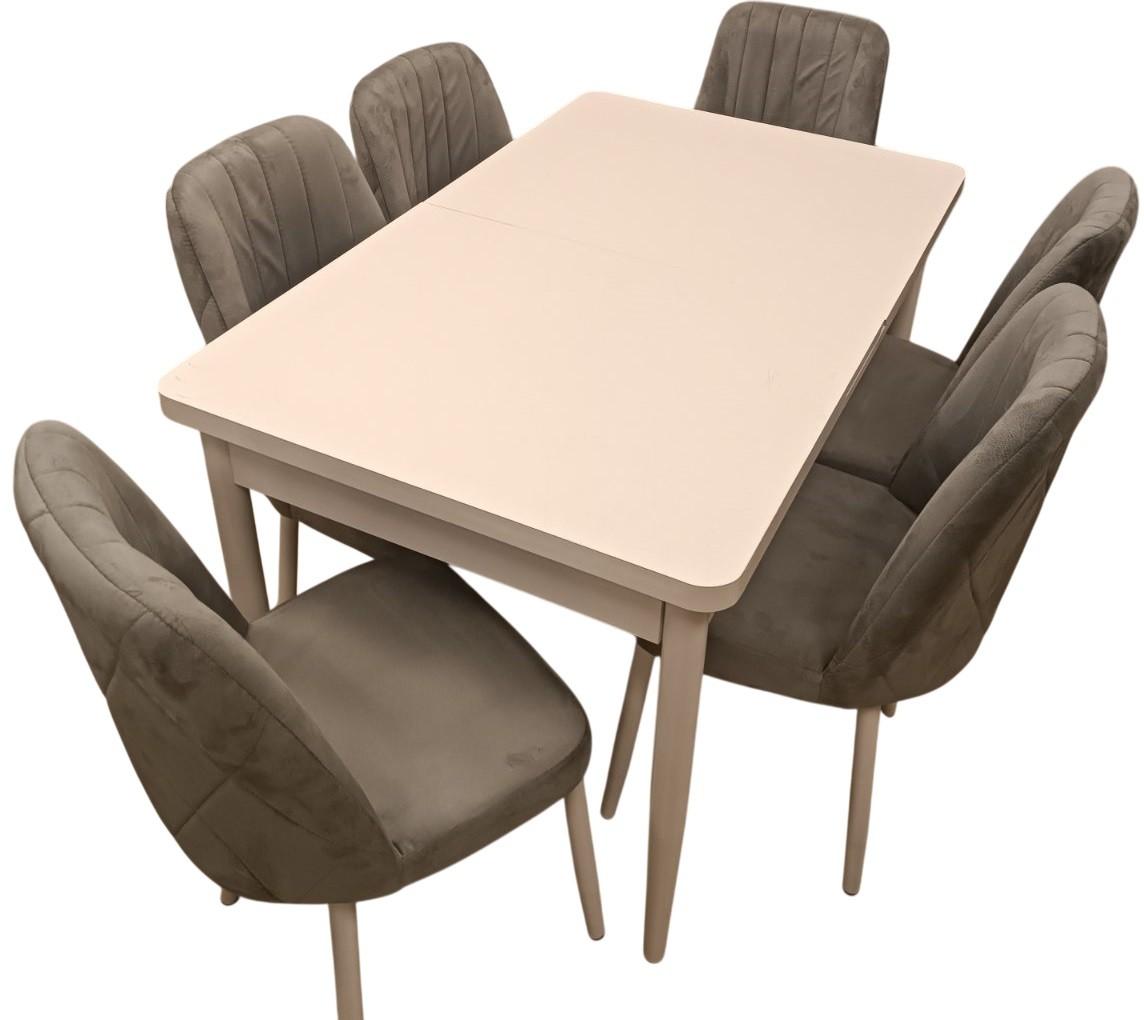 Set de masa si scaune Kelebek ES-1114 (6 scaune)