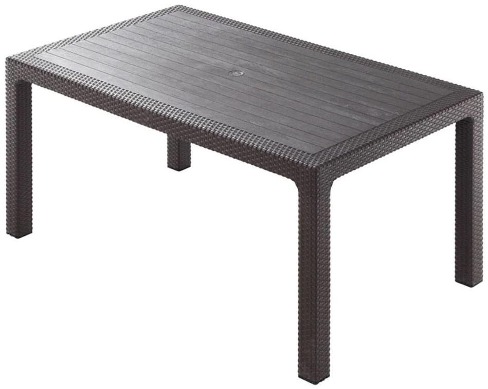 Masa de gradina Heniver Rattan 80x140 Maro