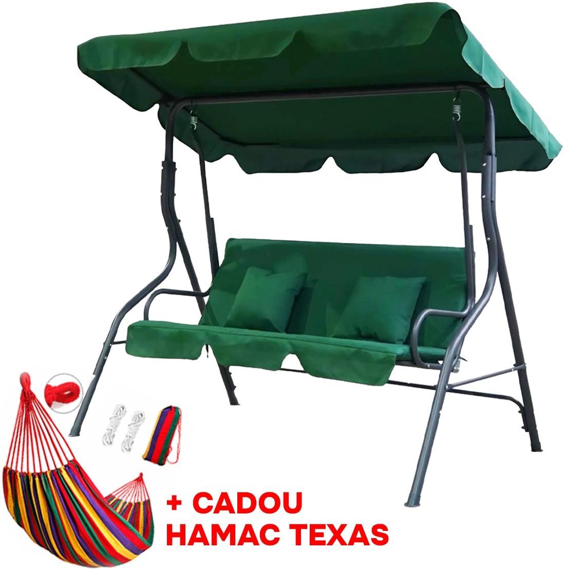 Leagan balansoar Waltz RODOS (verde) + Hamac TEXAS