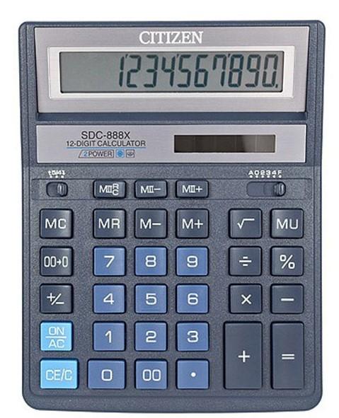Calculator de masa Citizen SDC-888X-BL