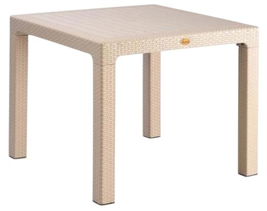 Стол садовый Capissi Rattan 90x90 Капучино