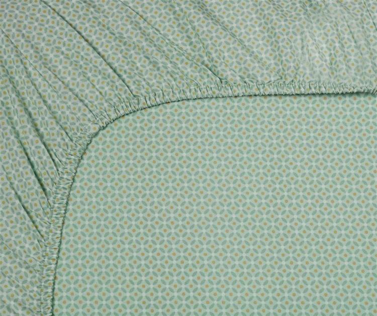Cearsaf pentru pat PIP Studio Cross Stitch 160x200 Light Green