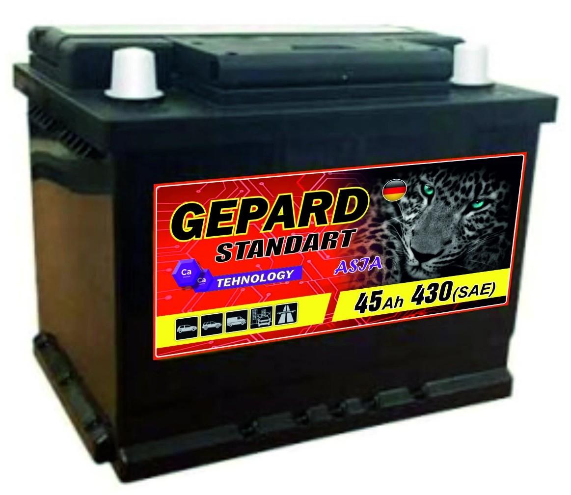 Аккумулятор GEPARD GEPARD Standart 45 AH 430A Japan пр.