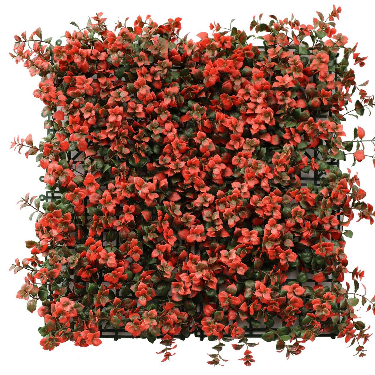 Декоративный забор Greentech Greenery Red 50x50 cm