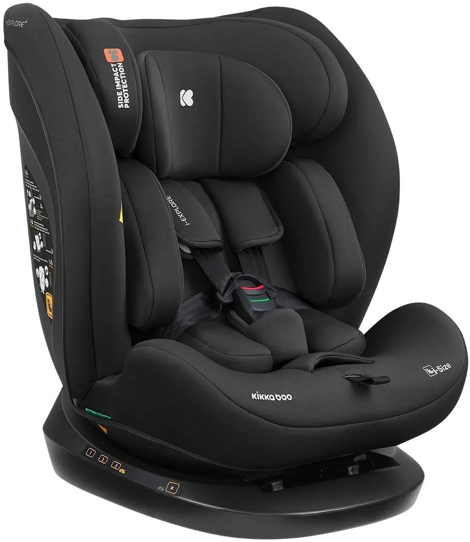 Scaun auto copii Kikka Boo i-Explore 2 Black