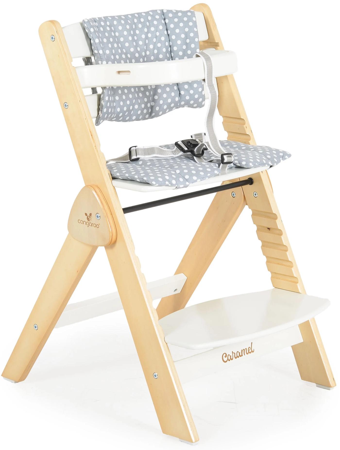 Scaun de masa simplu Moni Caramel White
