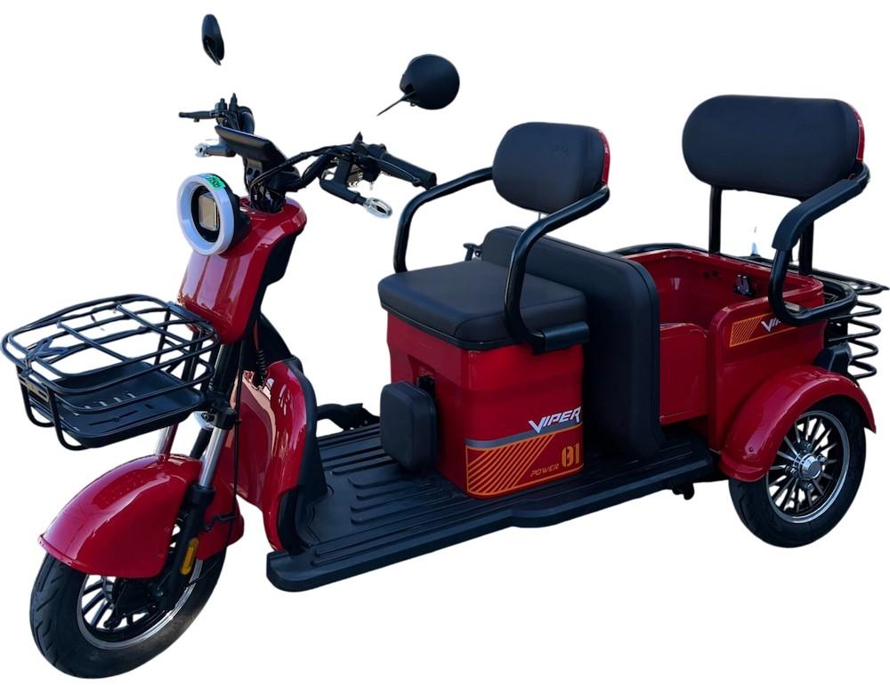 Электрический трицикл Viper E-PSG 6 Red 1500W