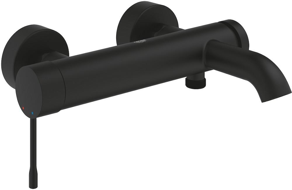 Смеситель для ванны Grohe Essence Phantom Black (25250KF1)