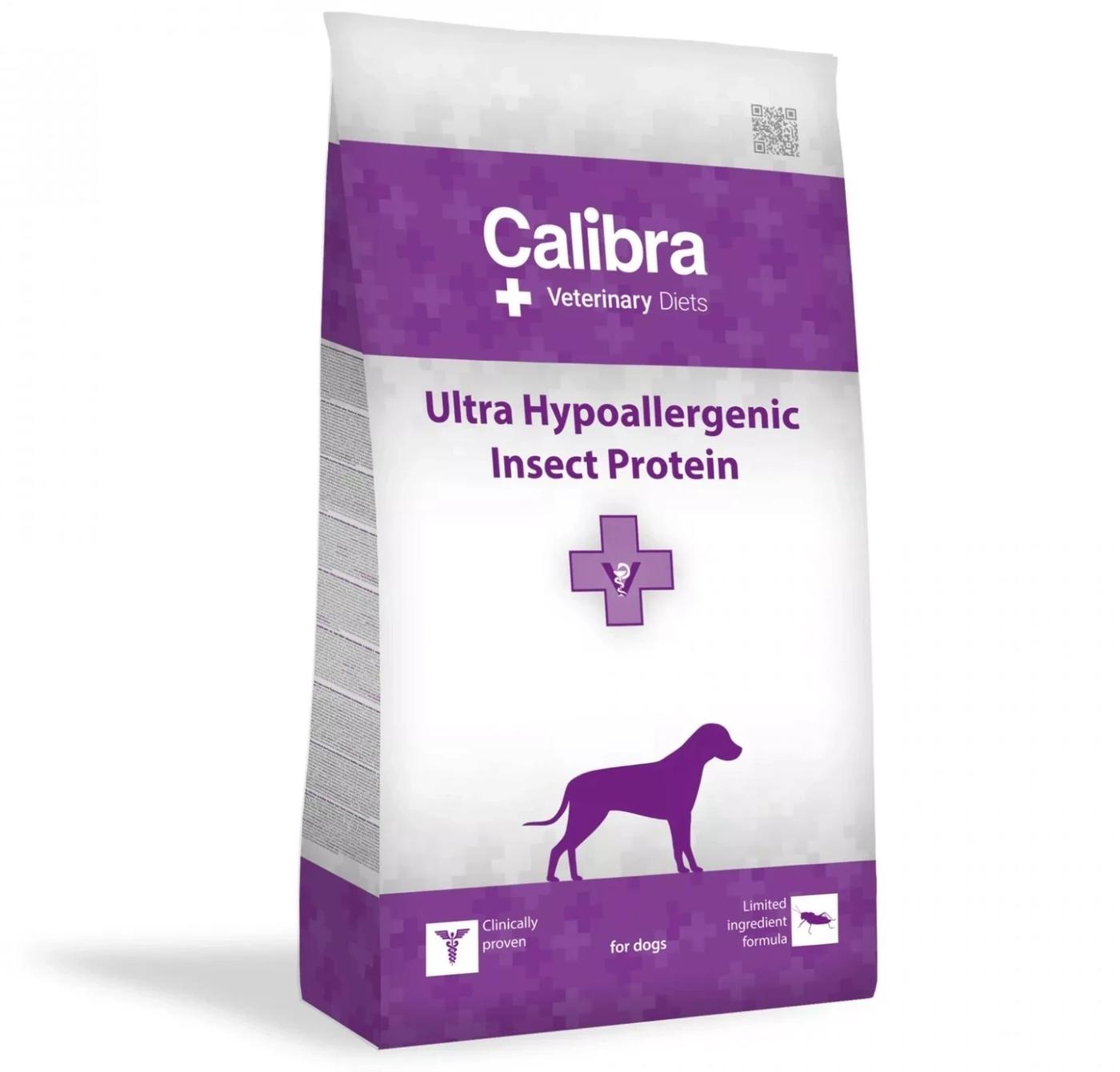 Hrana uscata pentru caini Calibra Ultra-Hipoallergenic Insect 12kg