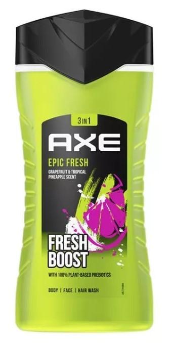Гели для душа Axe 3 in 1 Epic Fresh (8720181204081)