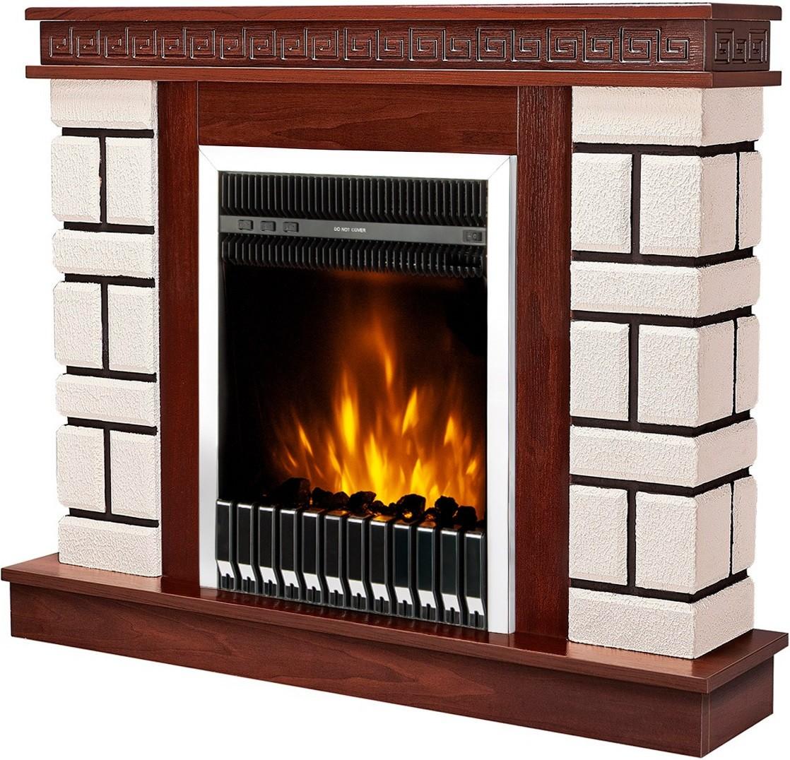 Semineu electric ArtFlame Nazarii Mini Nut & Gala Silver