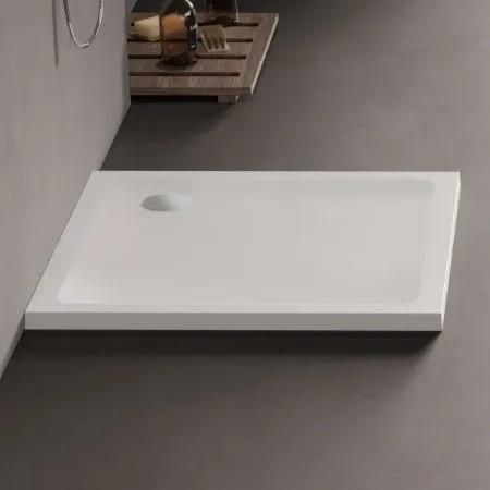 Поддон для душа New Trendy Mild Rectangular White 90x90x4.5mm B-0626