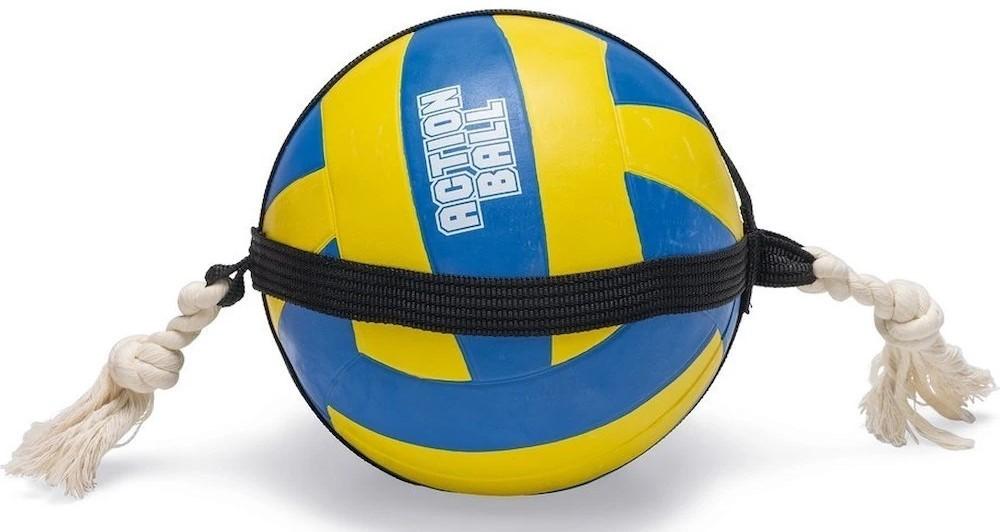 Jucarie pentru caine Beeztees Volleyball with Rope (626713)
