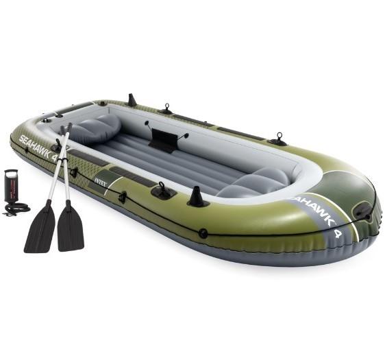 Лодка Intex Seahawk 4 (66334)