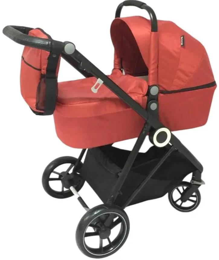 Carucior 2 in 1 Riki Baby Melange 2in1 Red