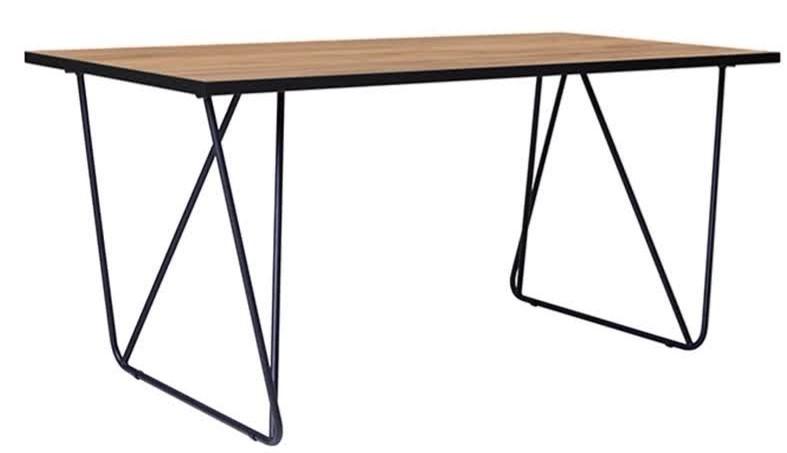 Masa Nowy Styl Rocky 1600x770 Stejar Auriu / Negru