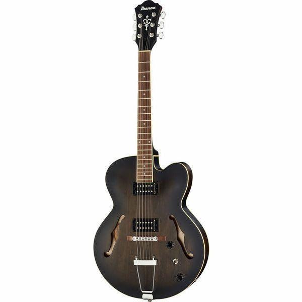 Chitara electrica Ibanez AF55 TKF Hollow-Body (Transparent Black Flat)