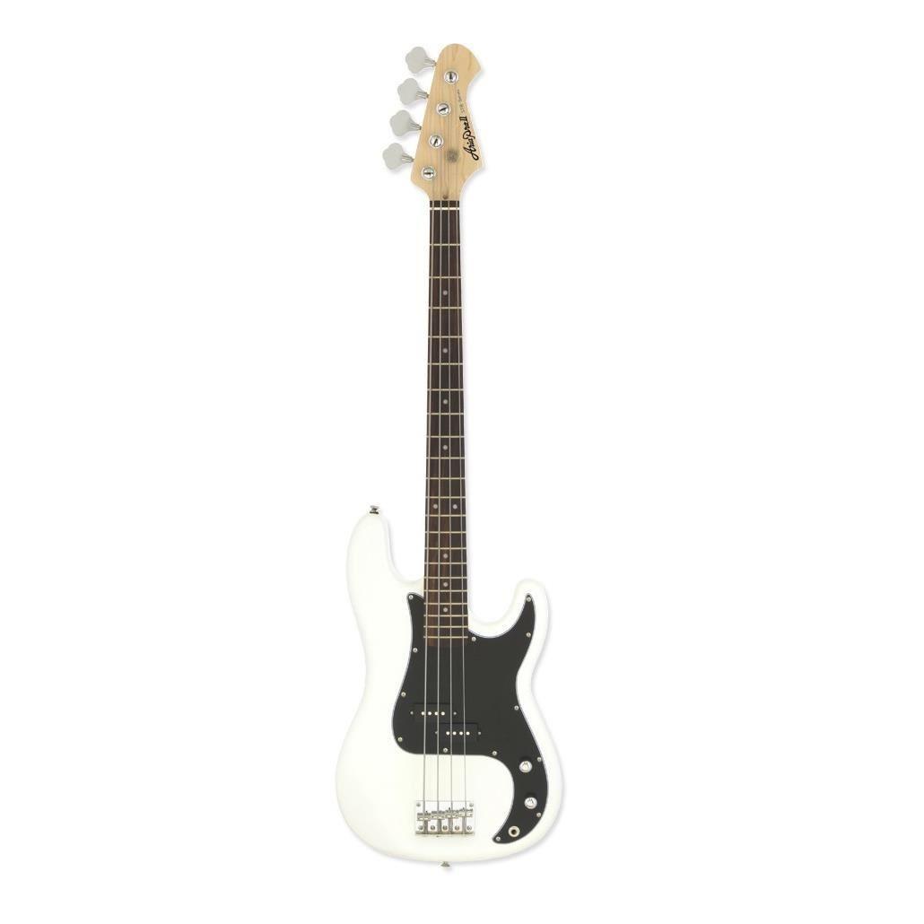 Chitara bass electrica Aria Pro II STB-PB/B White