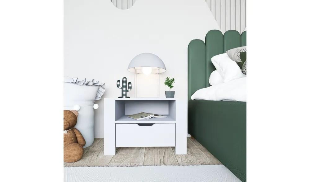 Noptiera Trendy Duru 1600-34 Alb