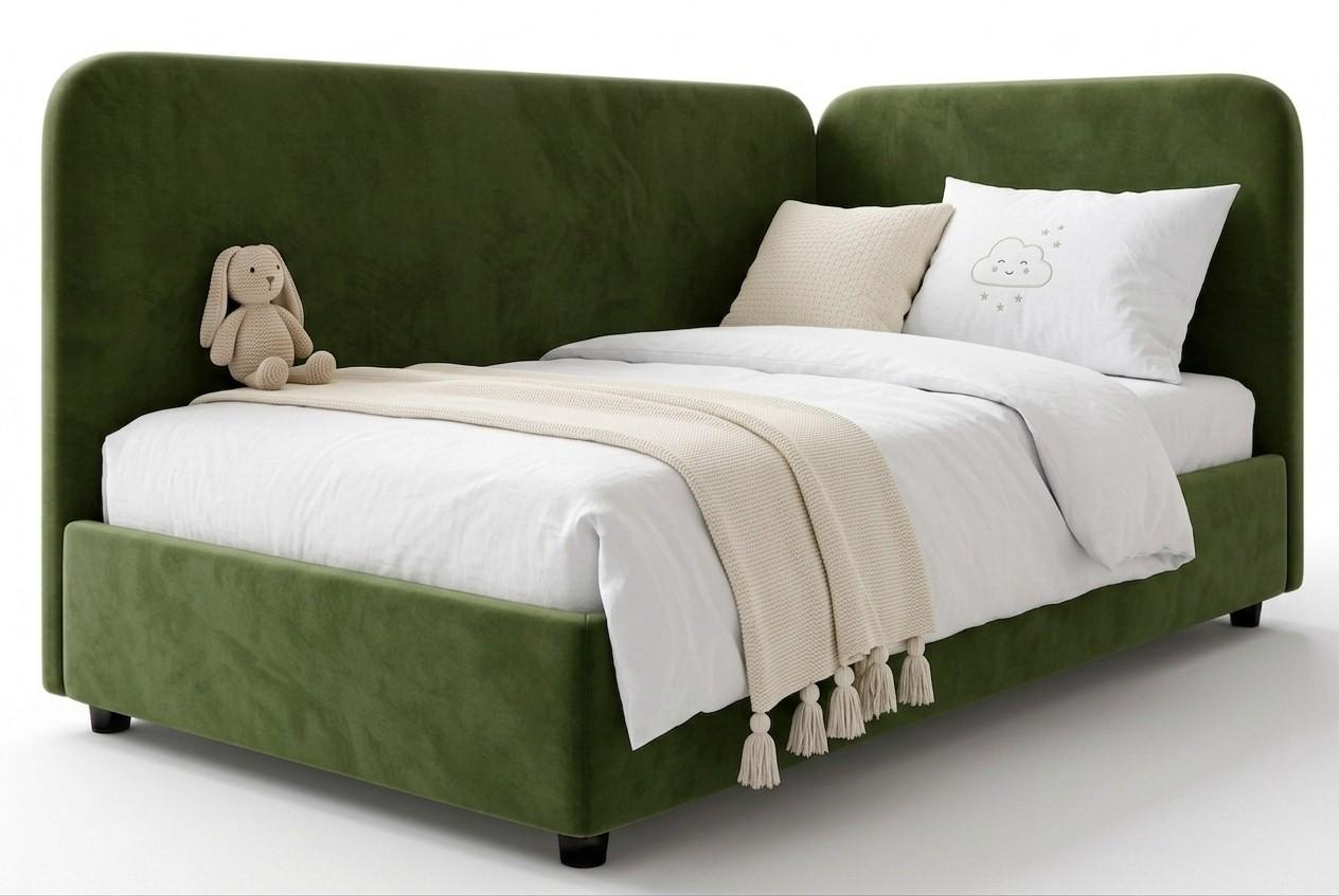 Pat copii Aurus Mila 90x200 Verde