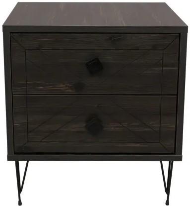 Noptiera Trendy Luna Maro Inchis
