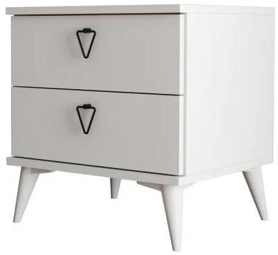 Noptiera Trendy Versa Alb