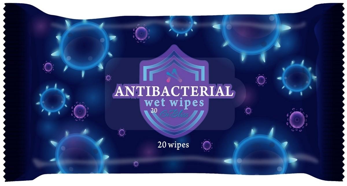 Влажные салфетки Go Bliss Antibacterial 20 шт