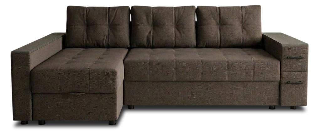 Canapea coltar Aurus Nicoli 255x150 cm Great Chocolate