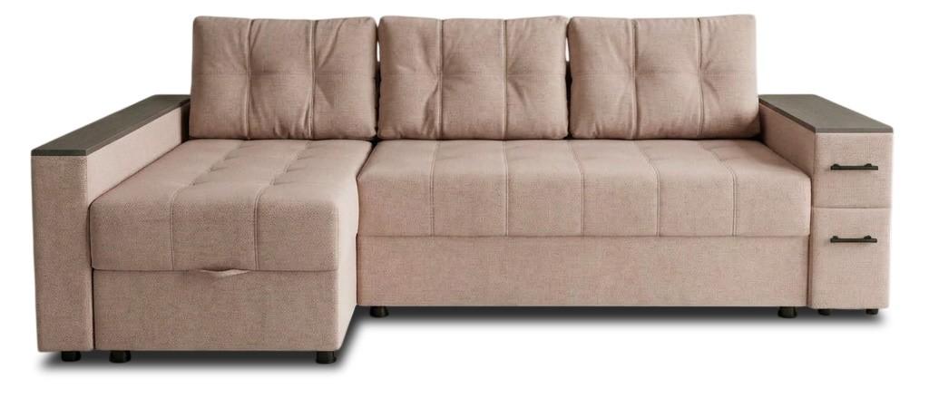 Canapea coltar Aurus Nicoli 255x150 cm Great Dusty Rose