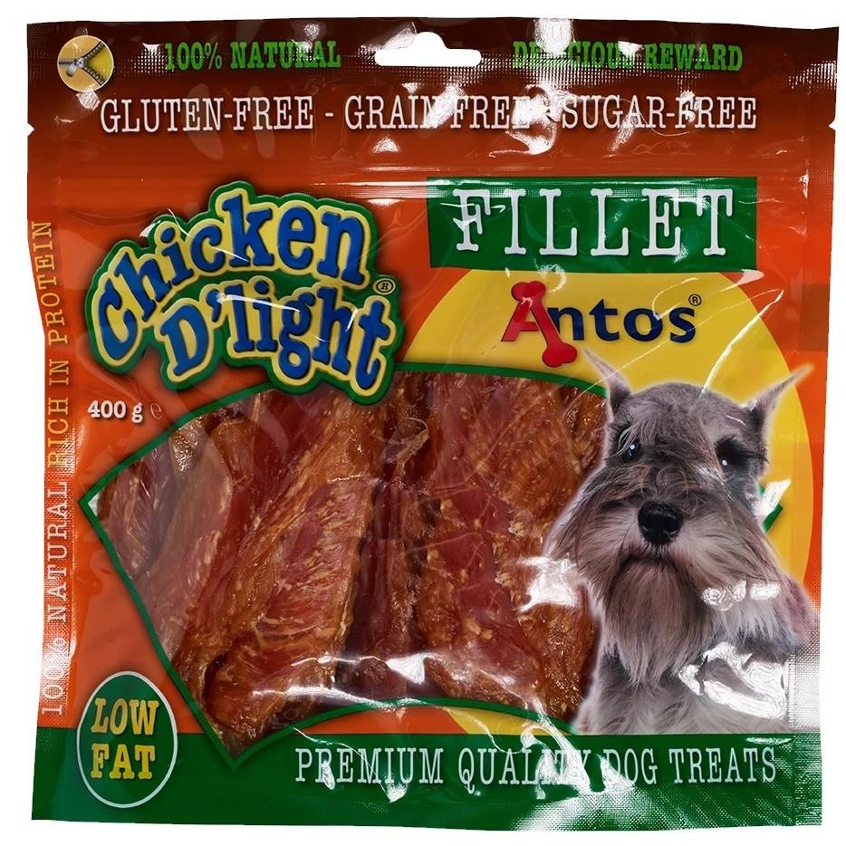 Snackuri pentru caini Antos Chicken D'light Fillet