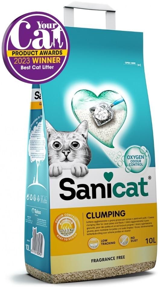 Asternut pentru litiere Sanicat CLUMPING 10L