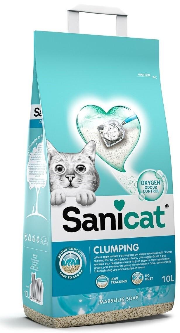 Asternut pentru litiere Sanicat Clumping Marseille Soap 10L