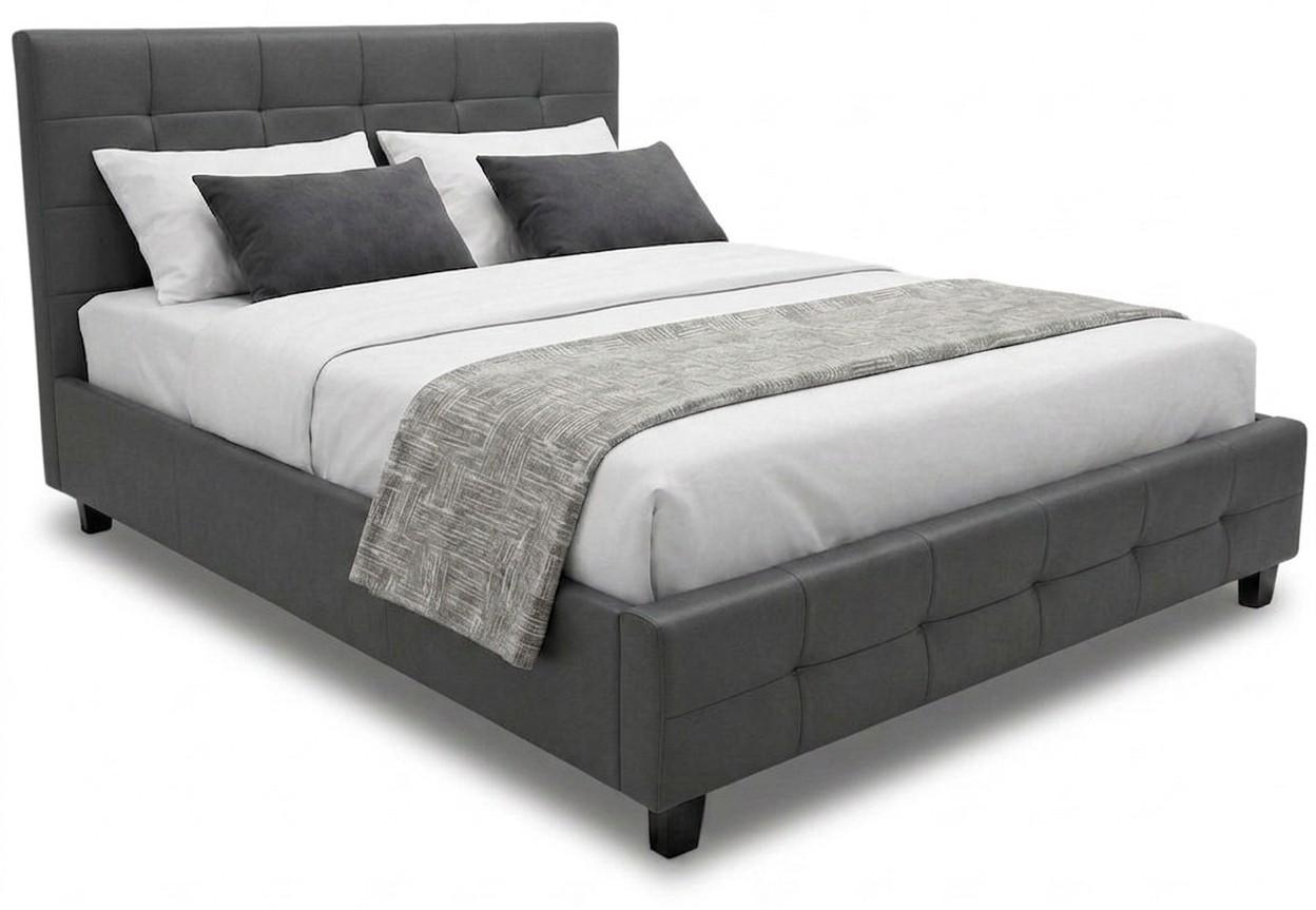 Кровать Kroll Dynamic 160x200 (ПУ) Антрацит